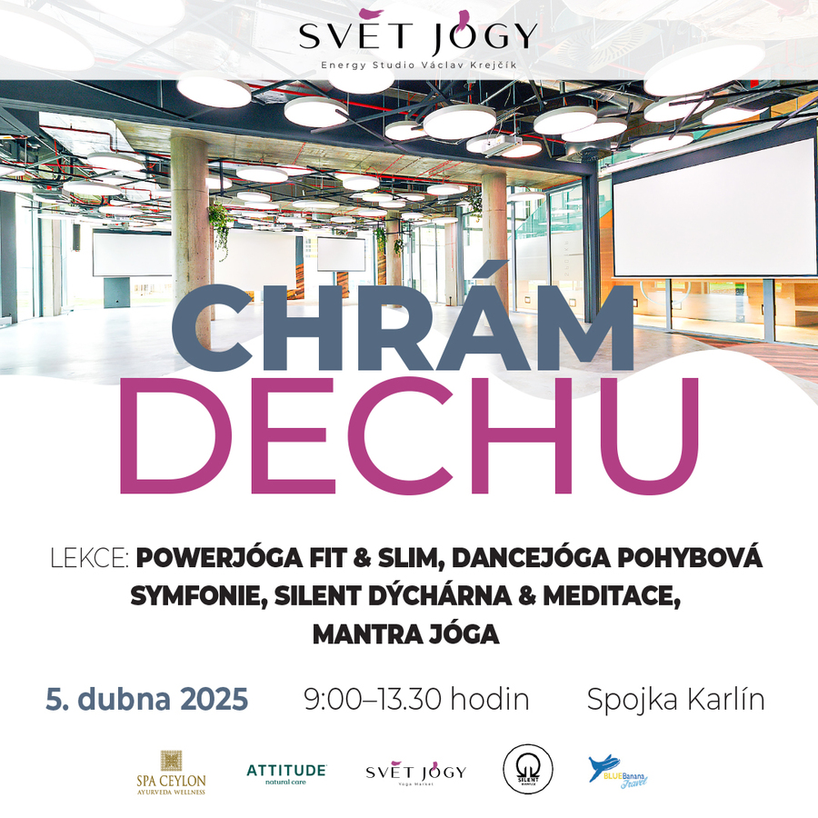Chrám dechu - přivítejte s námi jaro jógou, dechem a meditací 
