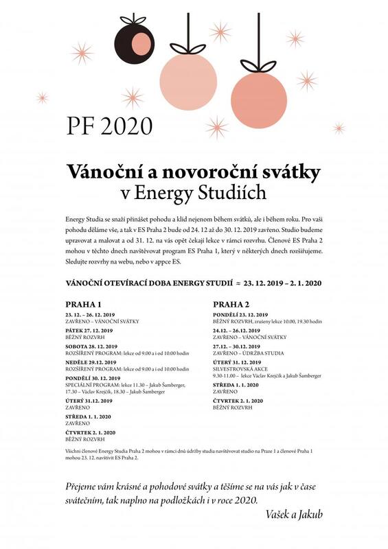 Vánoční a novoroční svátky + NOVINKY 2020